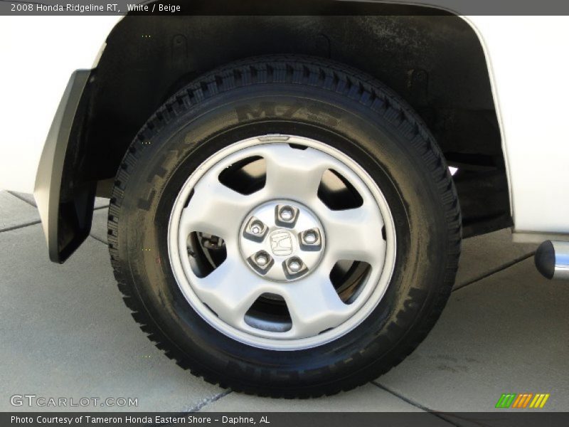 White / Beige 2008 Honda Ridgeline RT