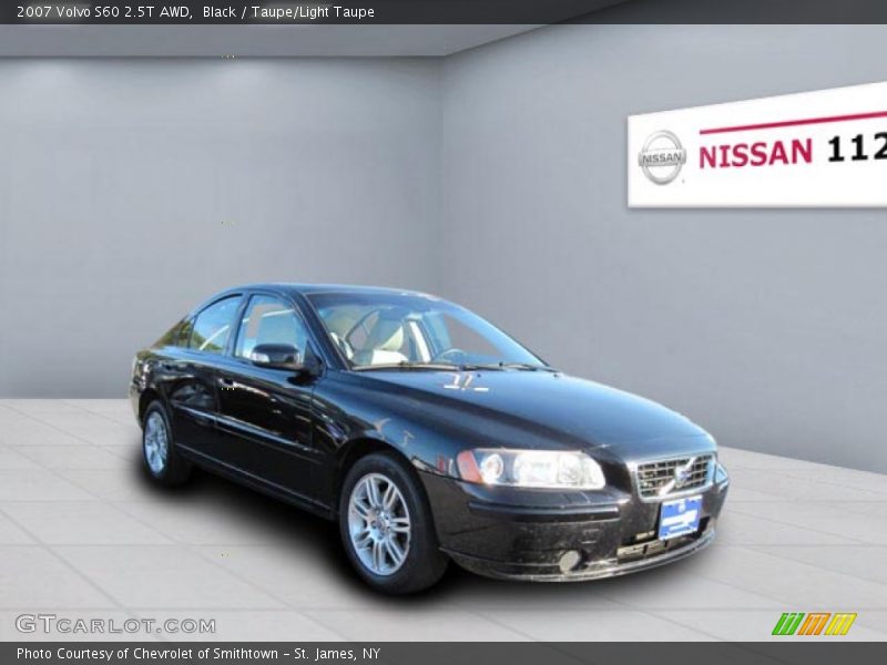 Black / Taupe/Light Taupe 2007 Volvo S60 2.5T AWD