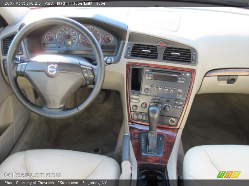 Black / Taupe/Light Taupe 2007 Volvo S60 2.5T AWD
