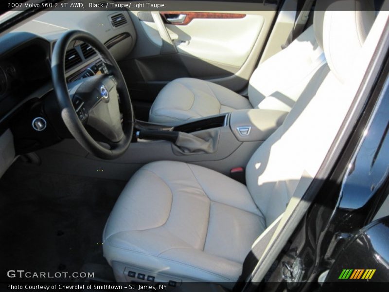 Black / Taupe/Light Taupe 2007 Volvo S60 2.5T AWD