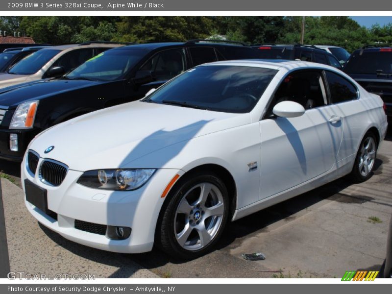 Alpine White / Black 2009 BMW 3 Series 328xi Coupe
