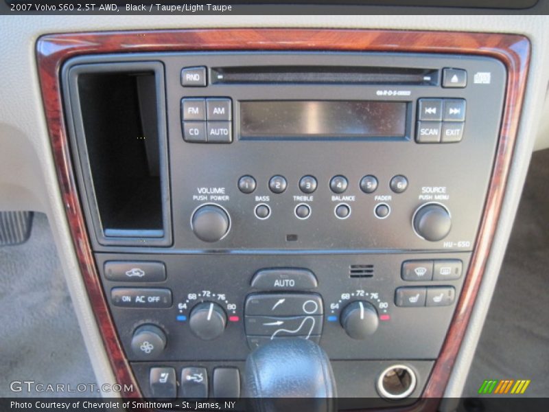 Black / Taupe/Light Taupe 2007 Volvo S60 2.5T AWD