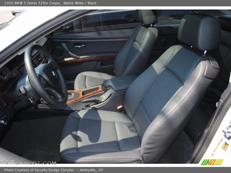 Alpine White / Black 2009 BMW 3 Series 328xi Coupe