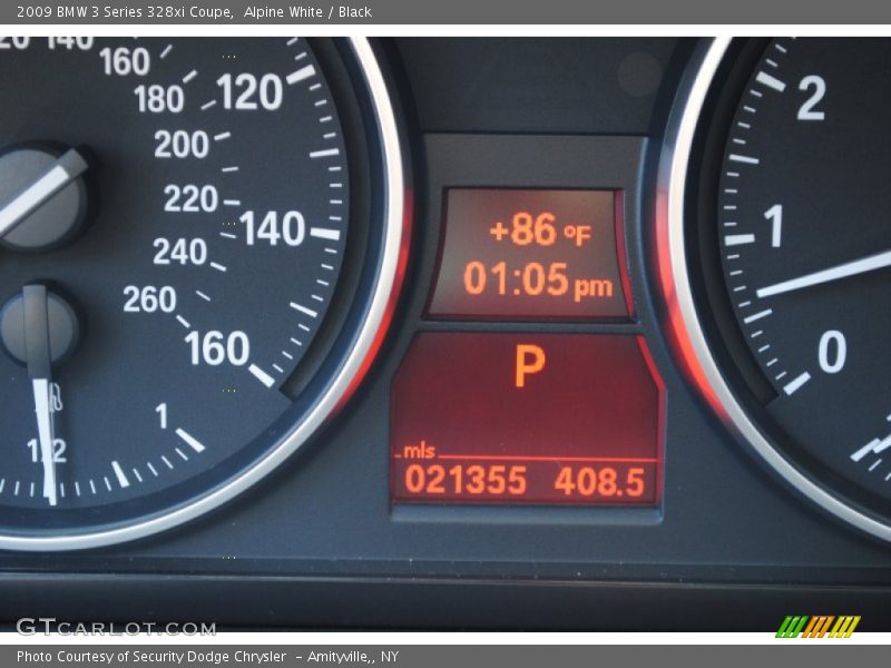 Alpine White / Black 2009 BMW 3 Series 328xi Coupe