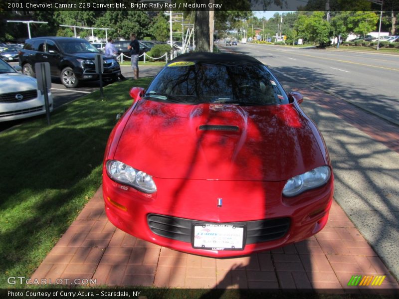 Bright Rally Red / Medium Gray 2001 Chevrolet Camaro Z28 Convertible