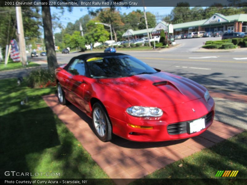 Bright Rally Red / Medium Gray 2001 Chevrolet Camaro Z28 Convertible