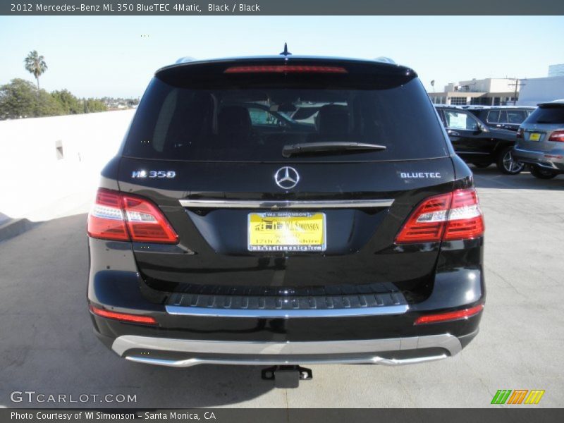 Black / Black 2012 Mercedes-Benz ML 350 BlueTEC 4Matic