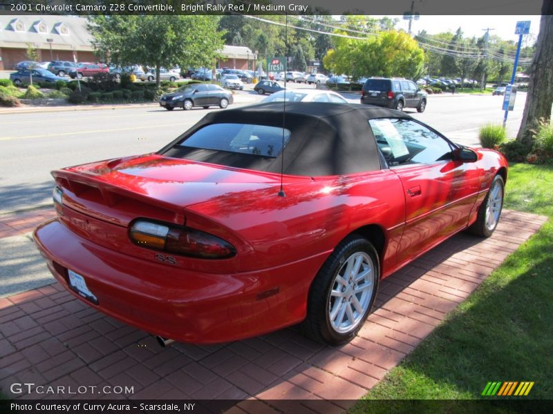 Bright Rally Red / Medium Gray 2001 Chevrolet Camaro Z28 Convertible
