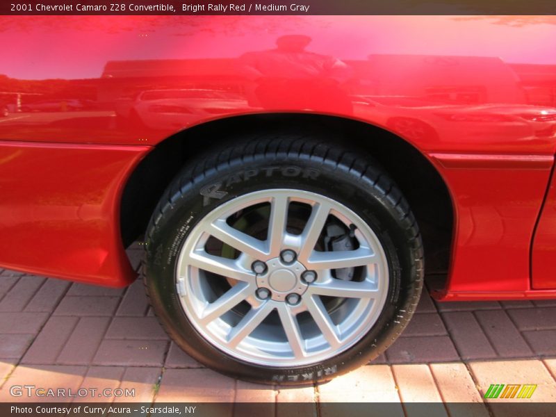 Bright Rally Red / Medium Gray 2001 Chevrolet Camaro Z28 Convertible