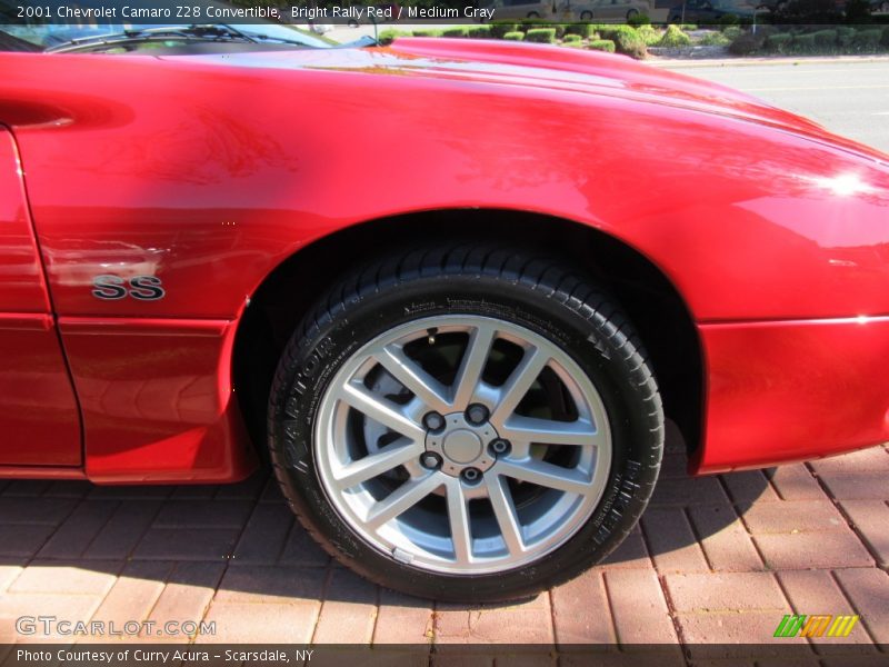 Bright Rally Red / Medium Gray 2001 Chevrolet Camaro Z28 Convertible