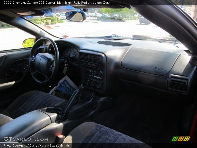 Bright Rally Red / Medium Gray 2001 Chevrolet Camaro Z28 Convertible