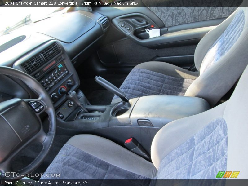 2001 Camaro Z28 Convertible Medium Gray Interior