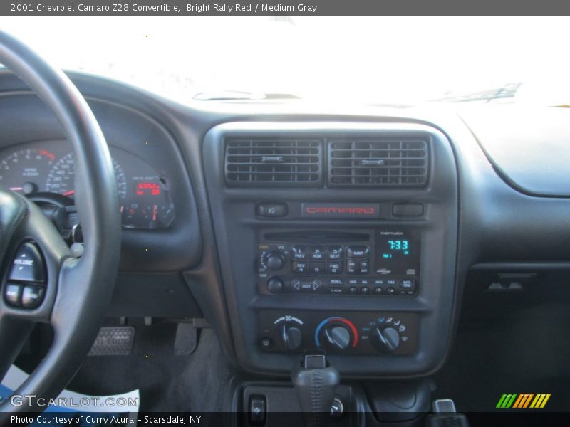 Bright Rally Red / Medium Gray 2001 Chevrolet Camaro Z28 Convertible