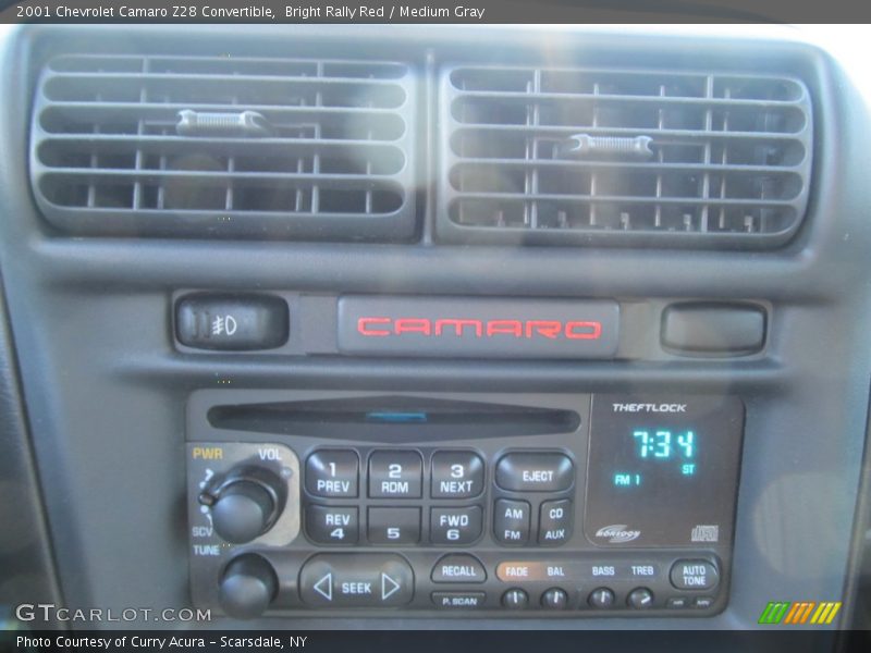 Audio System of 2001 Camaro Z28 Convertible