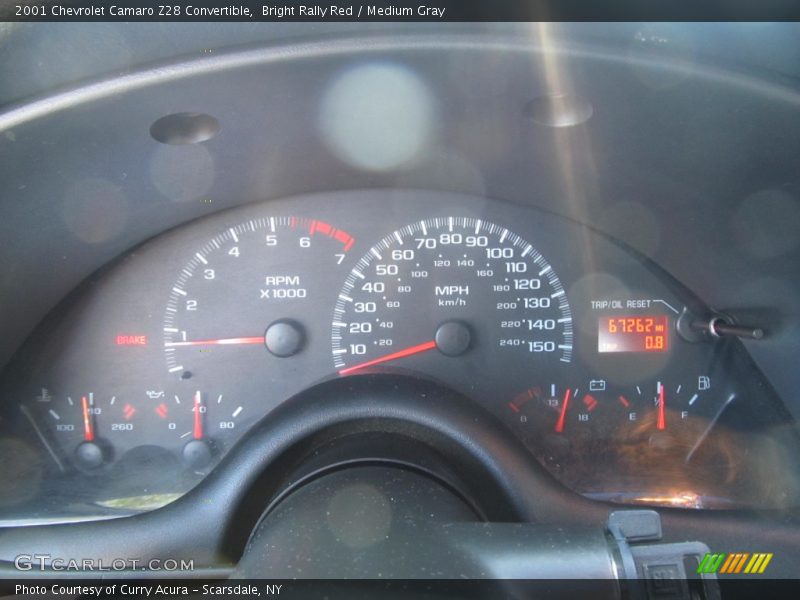  2001 Camaro Z28 Convertible Z28 Convertible Gauges