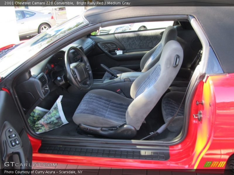 Bright Rally Red / Medium Gray 2001 Chevrolet Camaro Z28 Convertible
