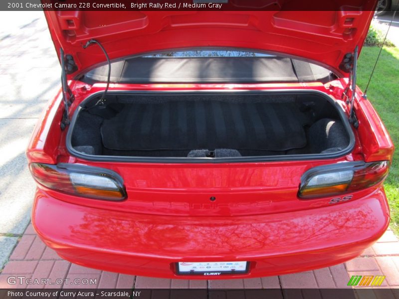 Bright Rally Red / Medium Gray 2001 Chevrolet Camaro Z28 Convertible