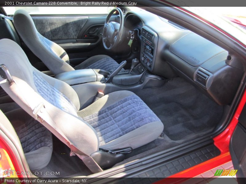  2001 Camaro Z28 Convertible Medium Gray Interior