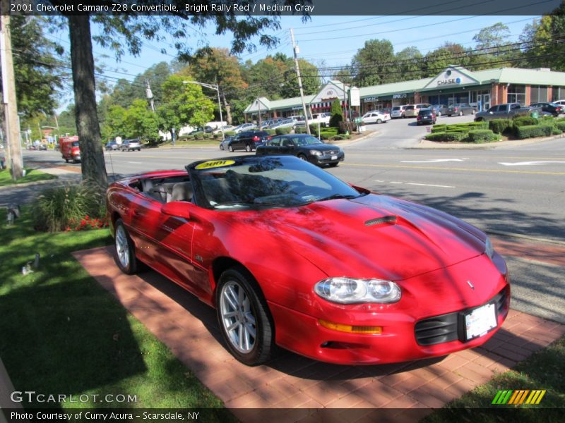 Bright Rally Red / Medium Gray 2001 Chevrolet Camaro Z28 Convertible