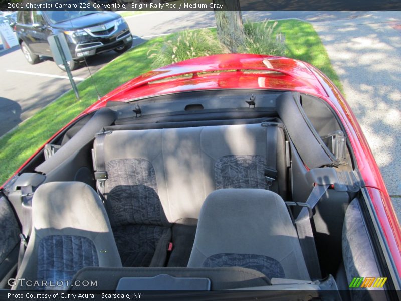 Bright Rally Red / Medium Gray 2001 Chevrolet Camaro Z28 Convertible