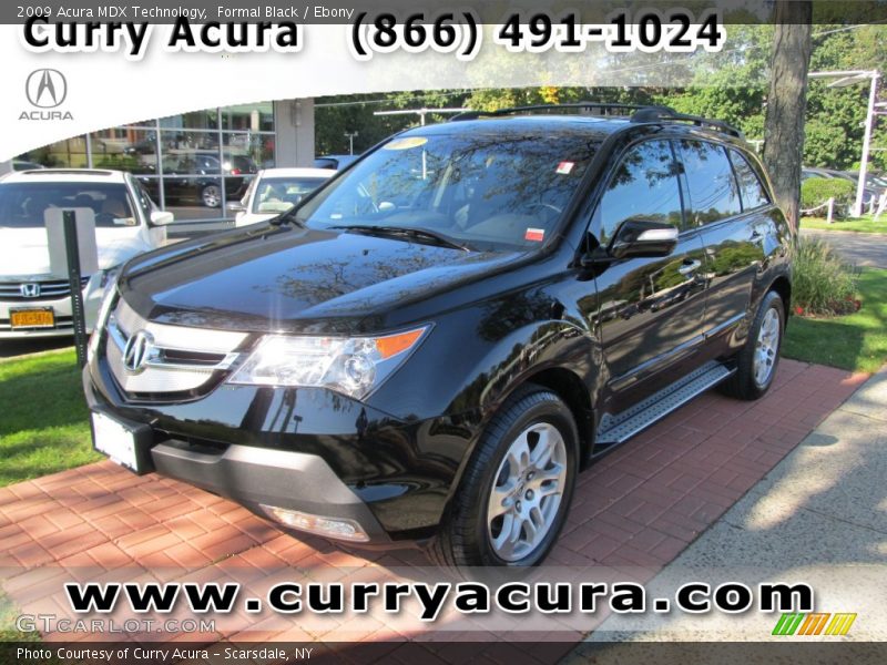 Formal Black / Ebony 2009 Acura MDX Technology