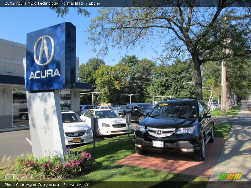 Formal Black / Ebony 2009 Acura MDX Technology
