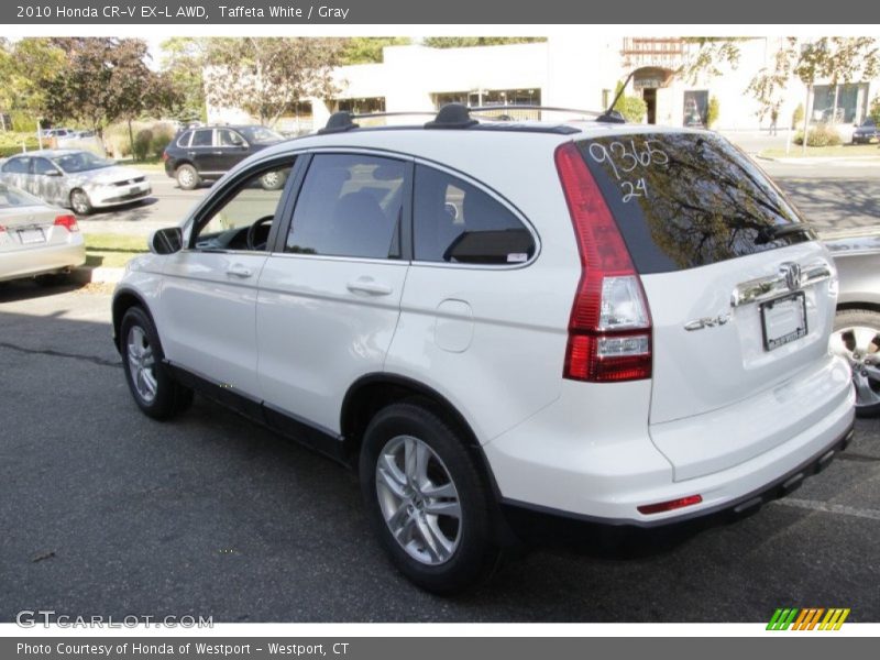 Taffeta White / Gray 2010 Honda CR-V EX-L AWD