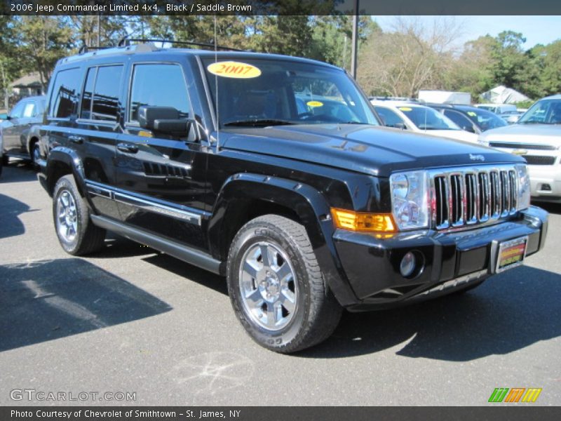 Black / Saddle Brown 2006 Jeep Commander Limited 4x4