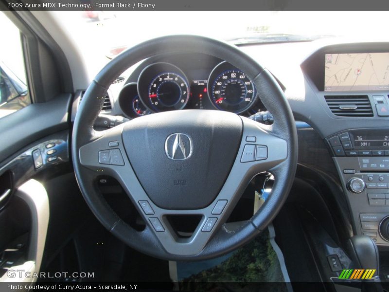 Formal Black / Ebony 2009 Acura MDX Technology