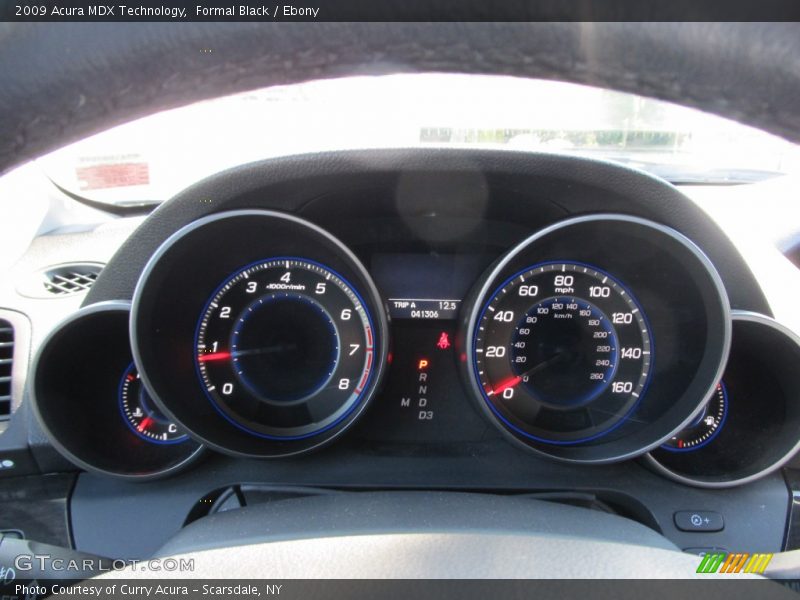 Formal Black / Ebony 2009 Acura MDX Technology