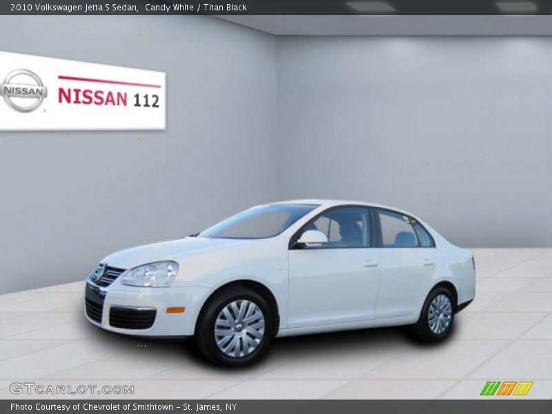 Candy White / Titan Black 2010 Volkswagen Jetta S Sedan