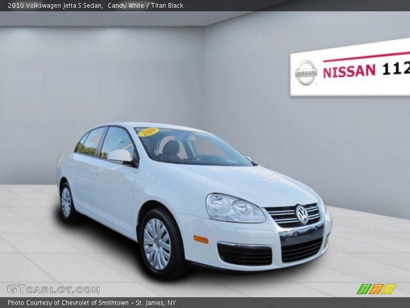 Candy White / Titan Black 2010 Volkswagen Jetta S Sedan