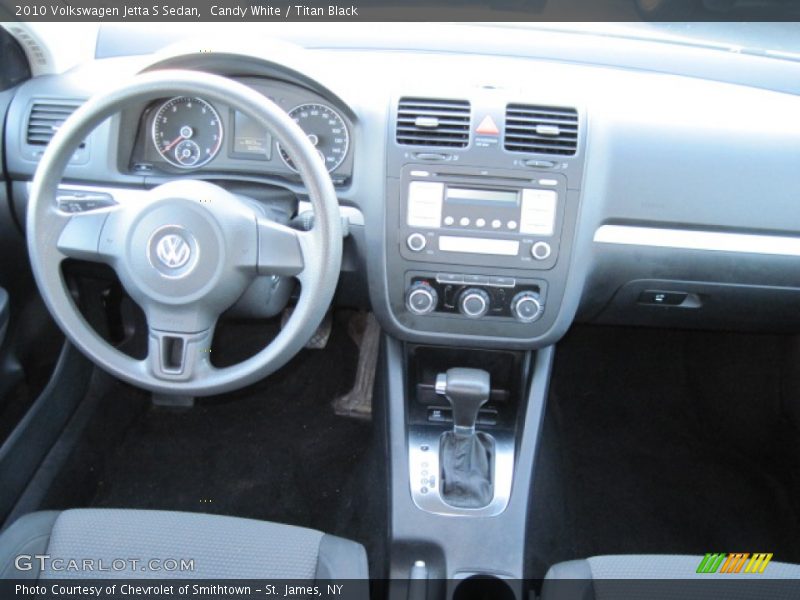 Candy White / Titan Black 2010 Volkswagen Jetta S Sedan