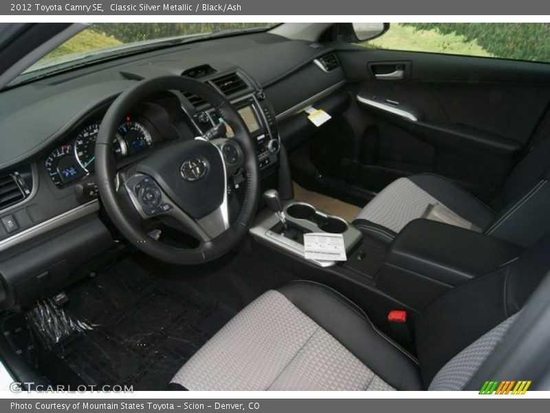  2012 Camry SE Black/Ash Interior