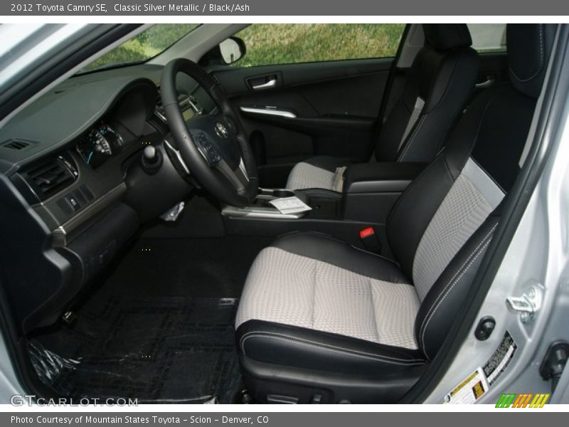  2012 Camry SE Black/Ash Interior