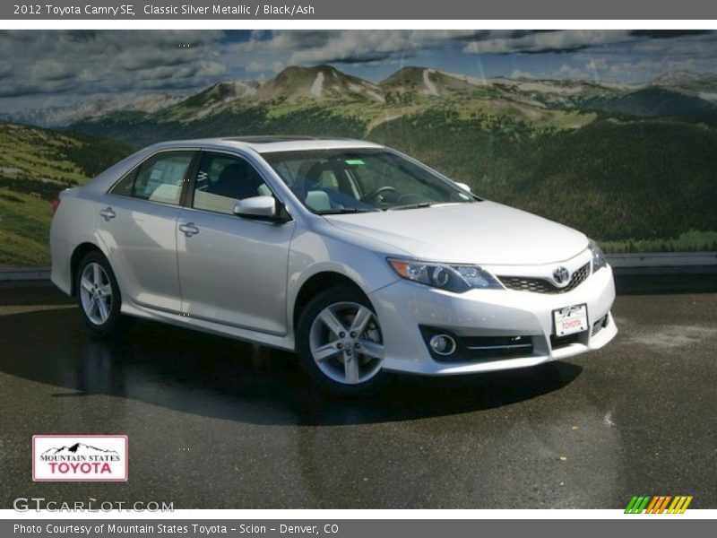 Classic Silver Metallic / Black/Ash 2012 Toyota Camry SE