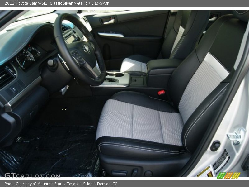  2012 Camry SE Black/Ash Interior