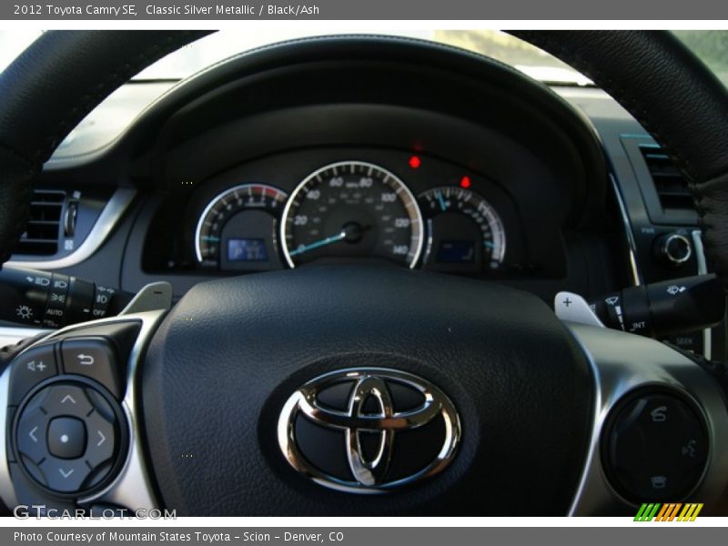 Classic Silver Metallic / Black/Ash 2012 Toyota Camry SE