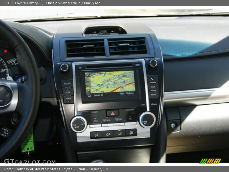 Navigation of 2012 Camry SE