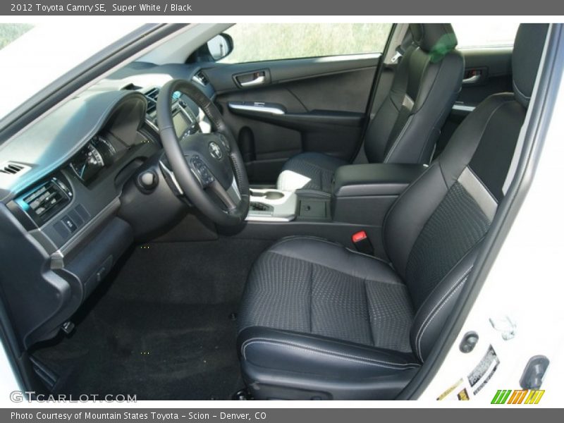  2012 Camry SE Black Interior