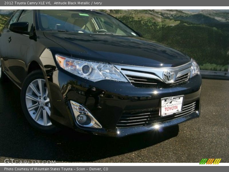Attitude Black Metallic / Ivory 2012 Toyota Camry XLE V6