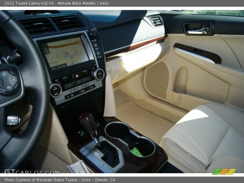 Attitude Black Metallic / Ivory 2012 Toyota Camry XLE V6