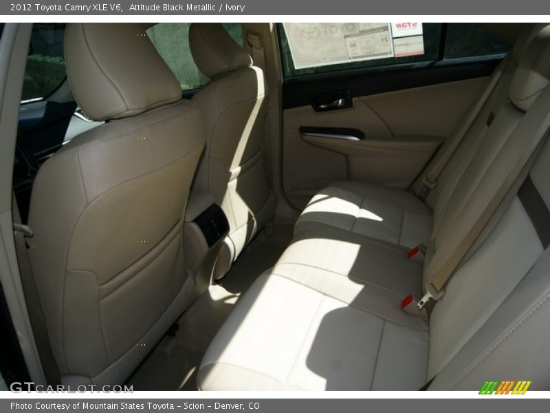 Attitude Black Metallic / Ivory 2012 Toyota Camry XLE V6
