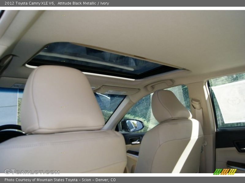 Attitude Black Metallic / Ivory 2012 Toyota Camry XLE V6