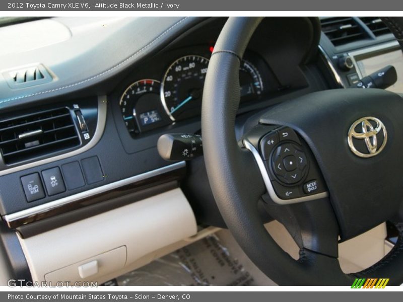 Attitude Black Metallic / Ivory 2012 Toyota Camry XLE V6