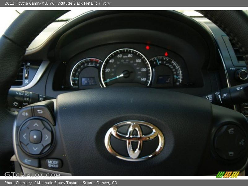 Attitude Black Metallic / Ivory 2012 Toyota Camry XLE V6