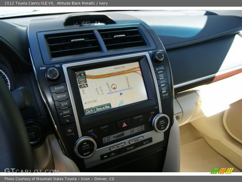 Attitude Black Metallic / Ivory 2012 Toyota Camry XLE V6