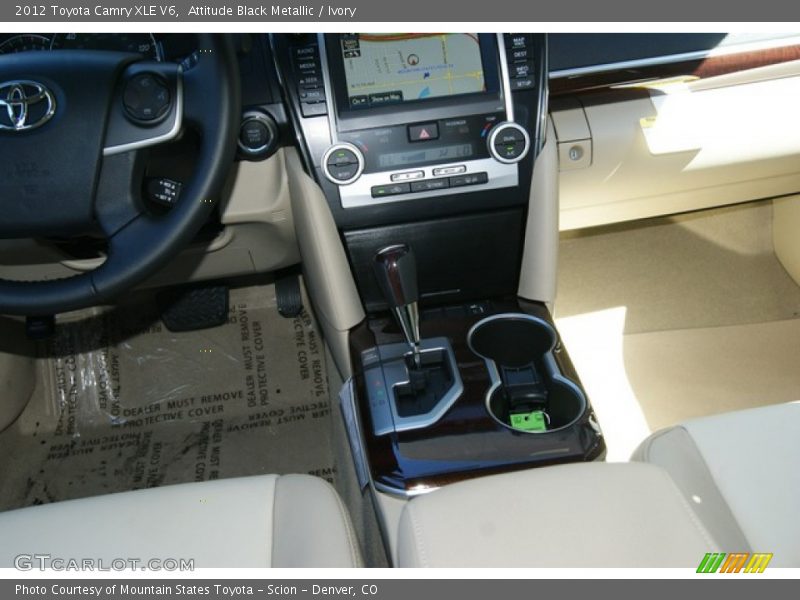 Attitude Black Metallic / Ivory 2012 Toyota Camry XLE V6