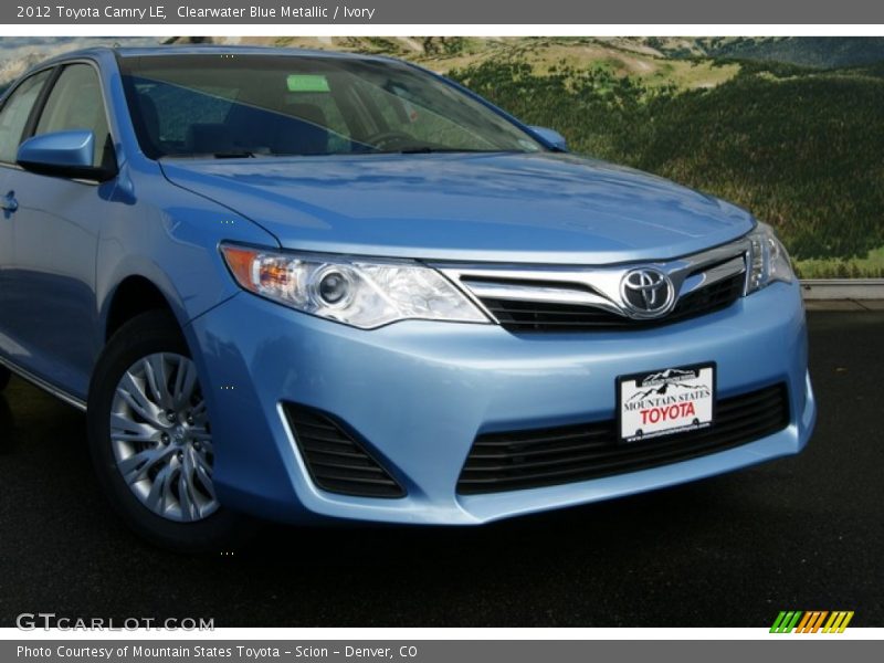 Clearwater Blue Metallic / Ivory 2012 Toyota Camry LE