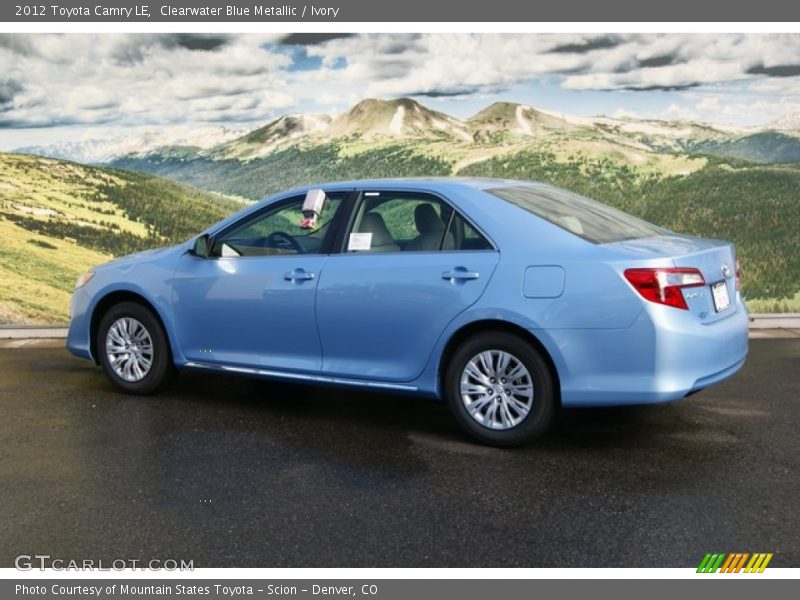 Clearwater Blue Metallic / Ivory 2012 Toyota Camry LE